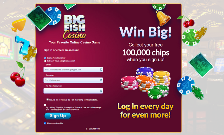 big fish casino homepage
